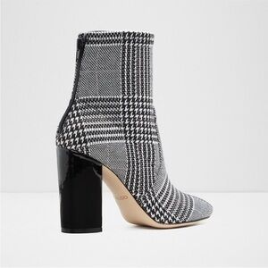 Aldo Houndstooth Booties